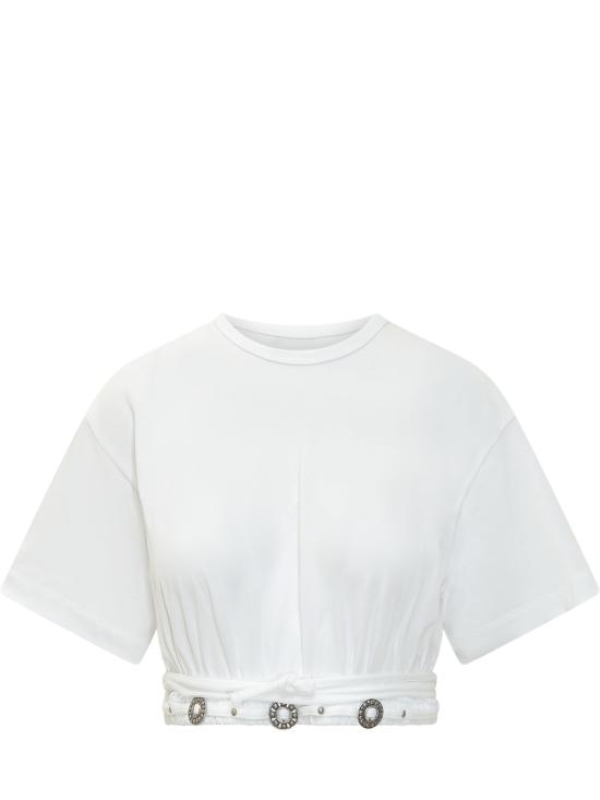 26SS 핑코 스웨터 106907A3AR Z04 BIANCO BRILL