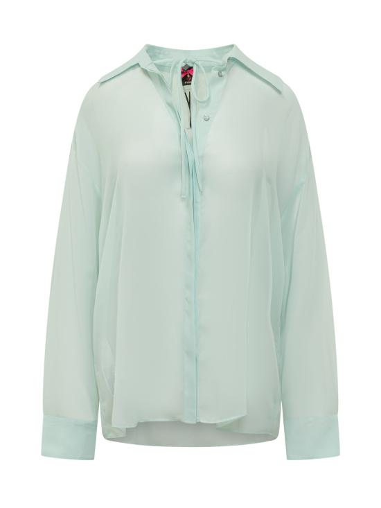 26SS 핑코 셔츠 106393A35S T14 VERDE SALVIA