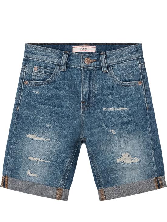 26SS [키즈] 게스 쇼츠/버뮤다 L6GD06D41E0 CBAY COBALT LINEN