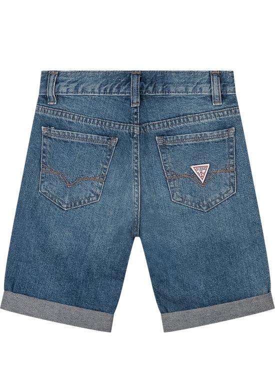 26SS [키즈] 게스 쇼츠/버뮤다 L6GD06D41E0 CBAY COBALT LINEN - GUESS