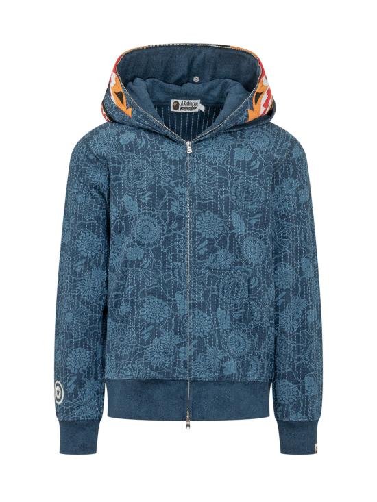 26SS 베이프 긴팔 티셔츠 001ZPM301305M INDIGO