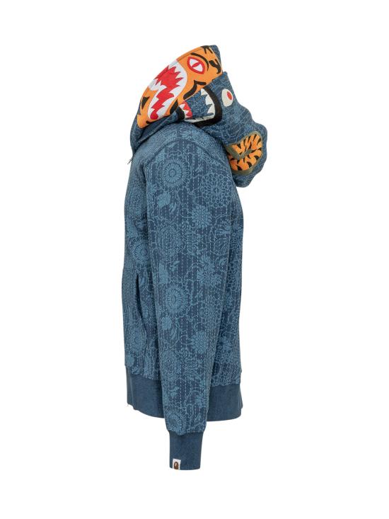 26SS 베이프 긴팔 티셔츠 001ZPM301305M INDIGO - BAPE