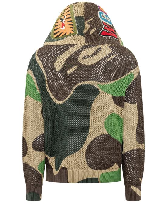 26SS 베이프 긴팔 티셔츠 001ZPM301311M GREEN - BAPE