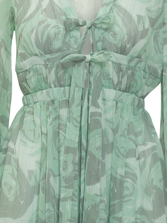 26SS 핑코 원피스 106679A395 VGV MULT VERDE GRIGIO VERDE - PINKO