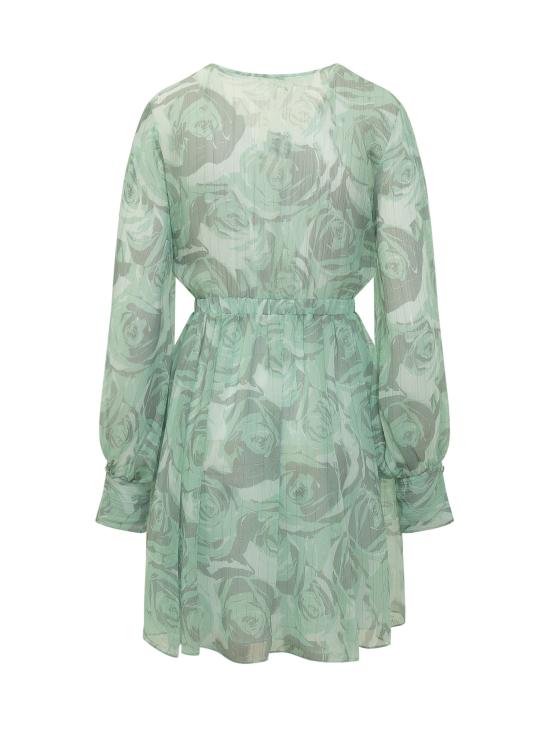 26SS 핑코 원피스 106679A395 VGV MULT VERDE GRIGIO VERDE - PINKO