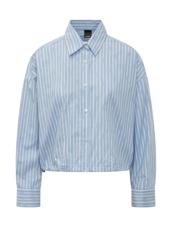 26SS 핑코 셔츠 106249A36J EZB AZZURRO BIANCO