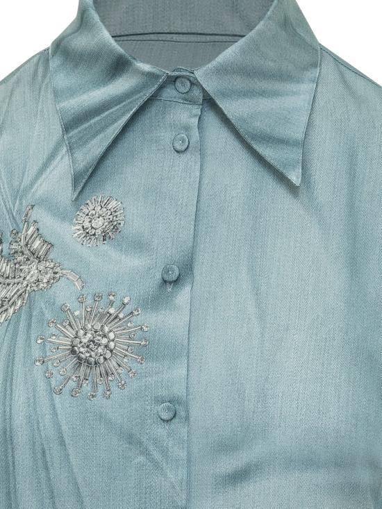 26SS 핑코 셔츠 106211A37N F15 AZZURRO - PINKO