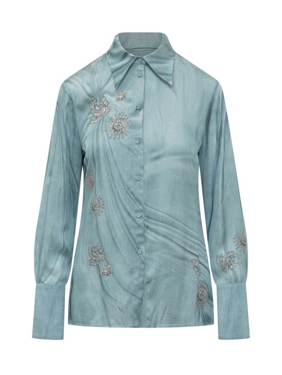 26SS 핑코 셔츠 106211A37N F15 AZZURRO