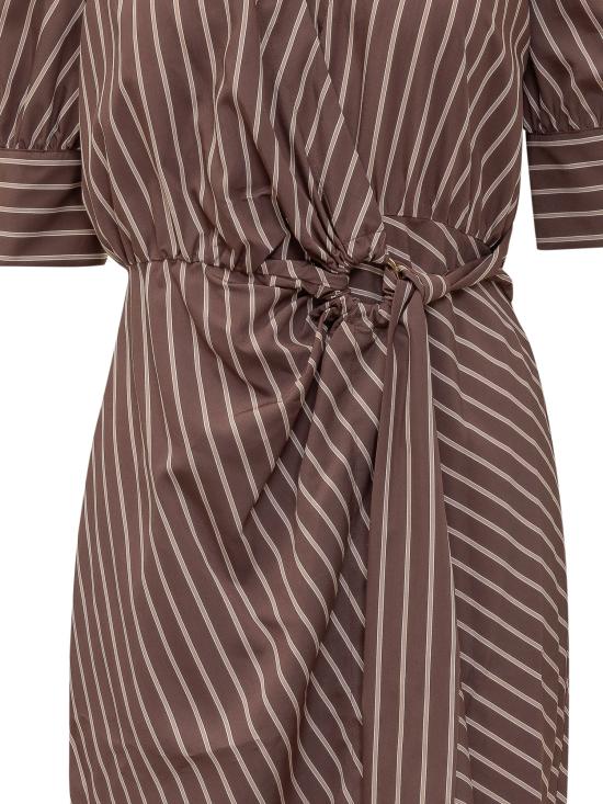 26SS 핑코 원피스 106669A33Q LN1 MARRONE ROSA - PINKO