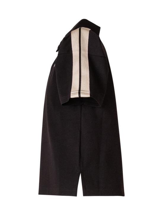 26SS [키즈] 팜앤젤스 폴로 셔츠 PBBD013S26FLE001 110 NERO - PALM ANGELS