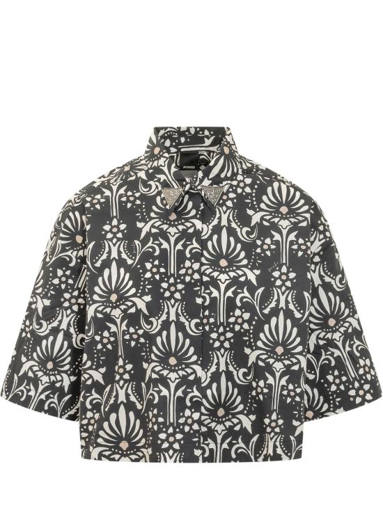 26SS 핑코 셔츠 106826A3B1 ZZ2 NERO BIANCO