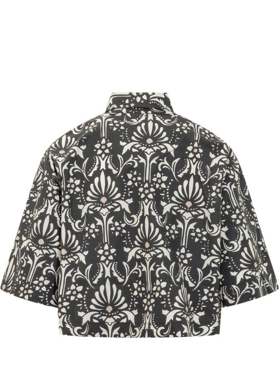 26SS 핑코 셔츠 106826A3B1 ZZ2 NERO BIANCO - PINKO