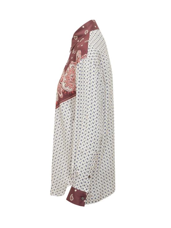 26SS 핑코 셔츠 106202A31K YR1 BORDEAUX ROSSO - PINKO