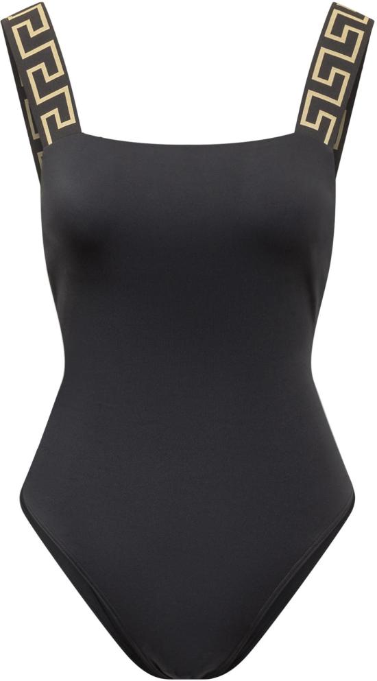 26SS 베르사체 그레카 보더 원피스 스윔수트 ABD010981A11119A1008 BLACK