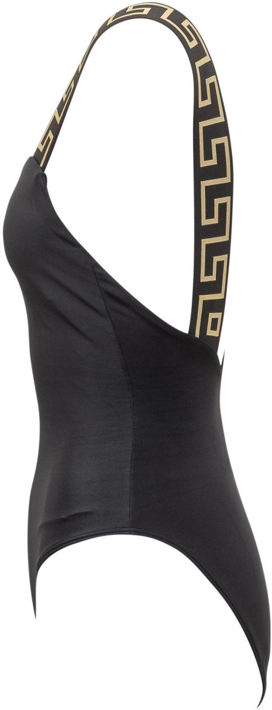 26SS 베르사체 그레카 보더 원피스 스윔수트 ABD010981A11119A1008 BLACK - VERSACE