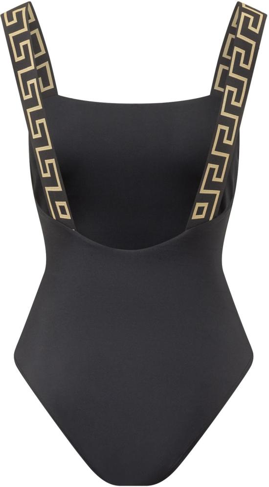 26SS 베르사체 그레카 보더 원피스 스윔수트 ABD010981A11119A1008 BLACK - VERSACE
