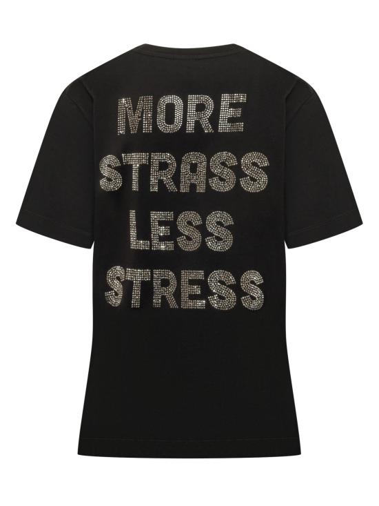 26SS 핑코 반팔 티셔츠 105526A33S Z99 NERO LIMOUSINE - PINKO