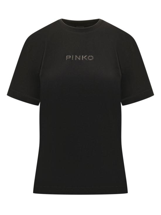 26SS 핑코 반팔 티셔츠 105526A33S Z99 NERO LIMOUSINE