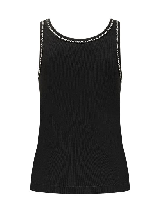 26SS 핑코 반팔 티셔츠 106816A3AL ZZ2 NERO BIANCO - PINKO