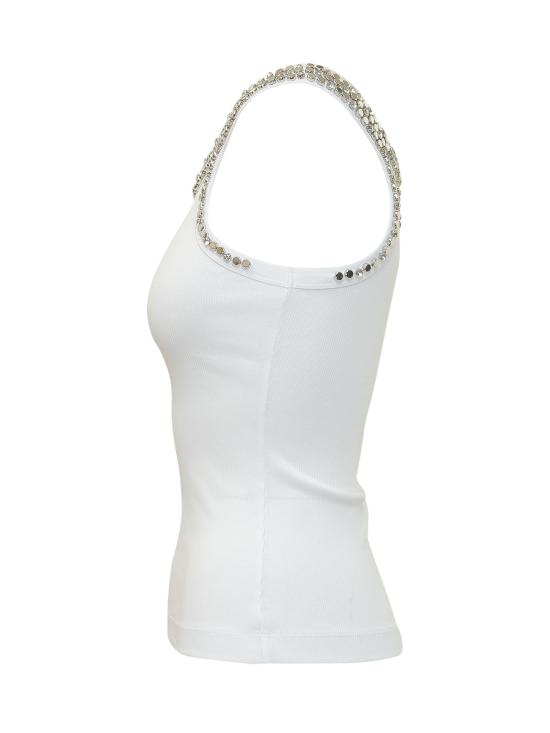 26SS 핑코 민소매 티셔츠 104109A35Y Z04 BIANCO - PINKO