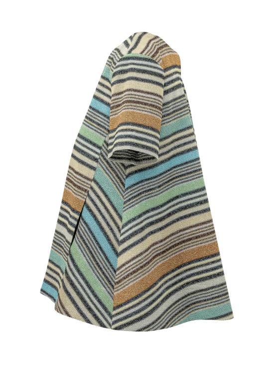 26SS 미소니 반팔 티셔츠 DS26SK1HBR0158 S72Q7 MULITCOLOR LIGHT BLUE - MISSONI