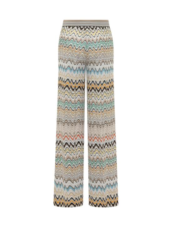 26SS 미소니 스트레이트 팬츠 DS26SI09BR015B SMSNN MULTICOLOR BEIGE - MISSONI