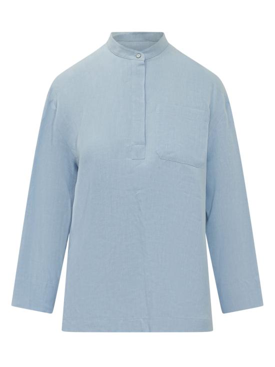 26SS 에스막스마라 셔츠 2619111013600 011 AZZURRO BREEZE