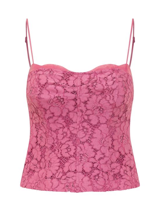 26SS 핑코 반팔 티셔츠 106722A330 P28 ROSA IBIS