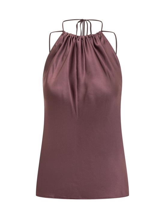 26SS 핑코 반팔 티셔츠 106621A1Y5 R57 BORDEAUX