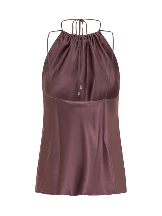 26SS 핑코 반팔 티셔츠 106621A1Y5 R57 BORDEAUX - PINKO