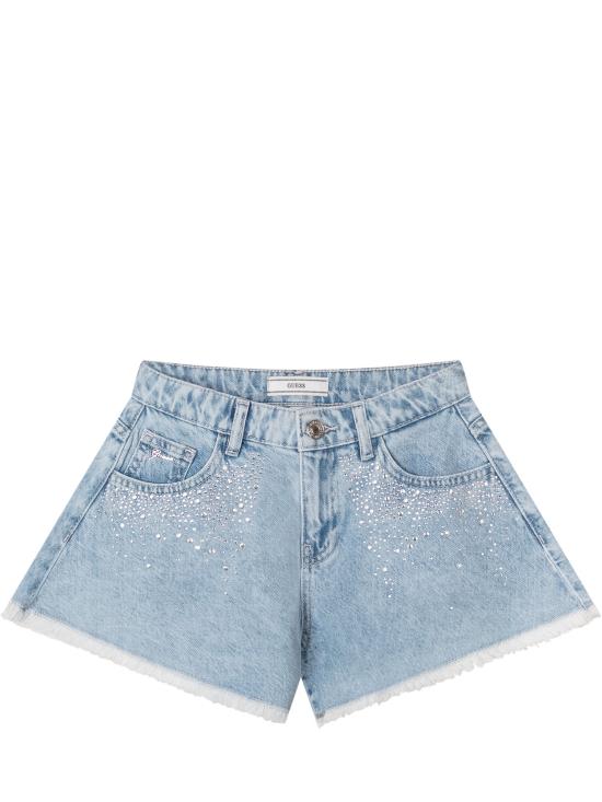 26SS [키즈] 게스 쇼츠/버뮤다 J6GD40D45E0 FLYR FULLY BLU