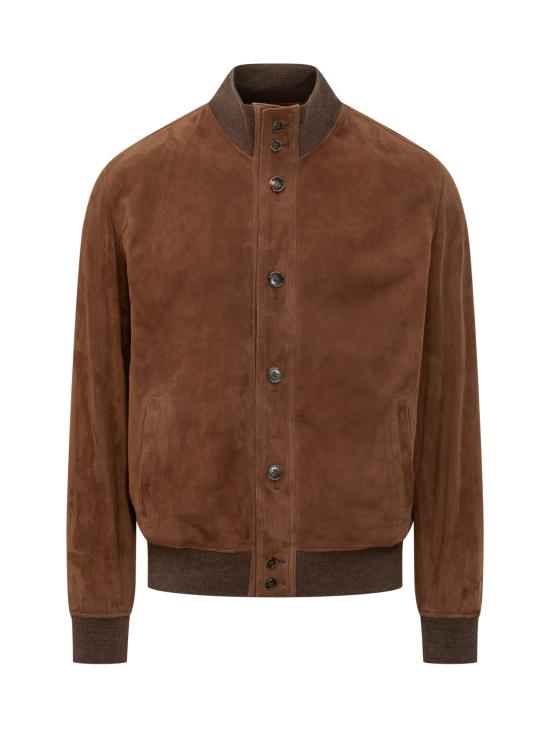26SS RENZO CENCI 가죽 자켓 1608SUEDEATS 6025 CHESTNUT