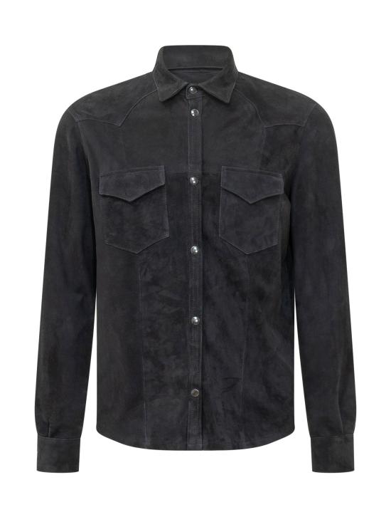 26SS RENZO CENCI 가죽 자켓 1813SUEDEATS 6069 NAVY