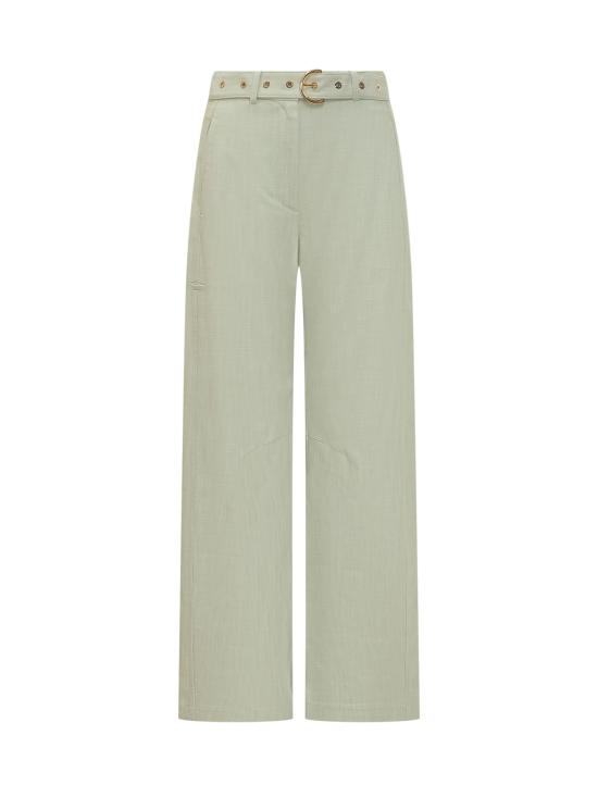 26SS 핑코 스트레이트 팬츠 106492A2W6 S79 QUASI ACQUAMAR