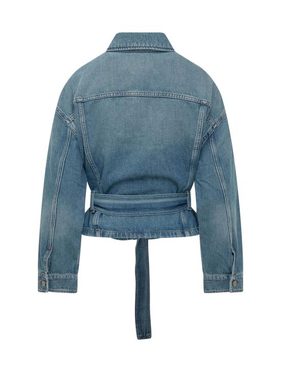 26SS 핑코 자켓 106389A341 PJV LAVAGGIO VINTAGE MEDIO CHIARO - PINKO