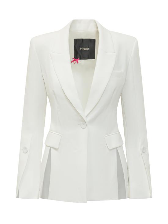 26SS 핑코 수트 자켓 106615A32Z Z07 BIANCO SETA