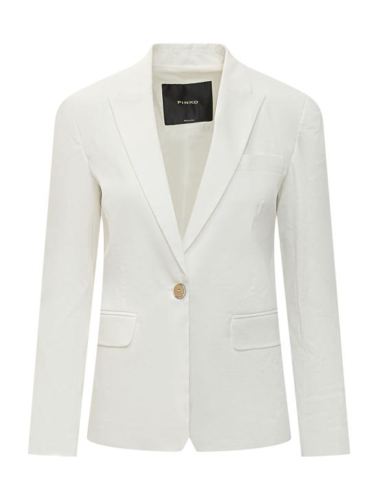 26SS 핑코 수트 자켓 106597A34I Z05 BIANCO