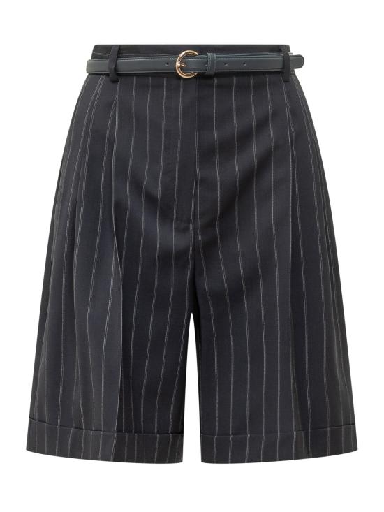 26SS 막스마라 스튜디오 숏팬츠 2616141011600 001 BLU GESSATO