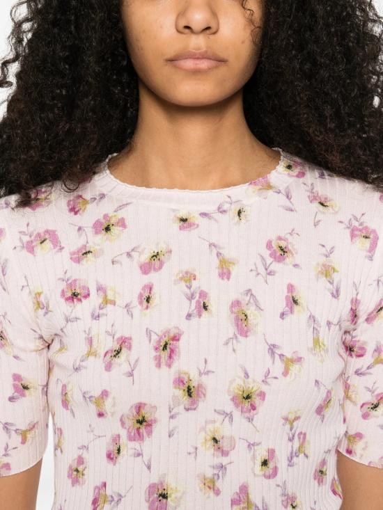  트윈셋 스웨터 마글리아  핑크 & 퍼플 - TWINSET