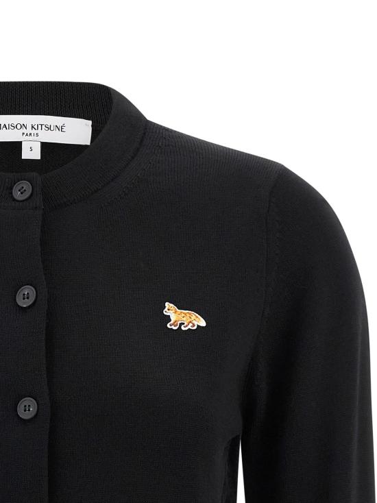  메종키츠네 가디건 메종 키츠네 베이비 폭스 카디건 블랙 - MAISON KITSUNE