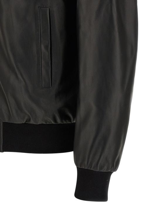  필립 플레인 봄버 자켓 빌리 가죽 봄버 재킷 블랙 - PHILIPP PLEIN