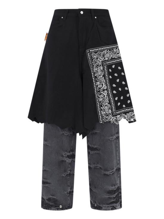 25FW 피디에프 데님 팬츠 DFM03033DF119WHBLK