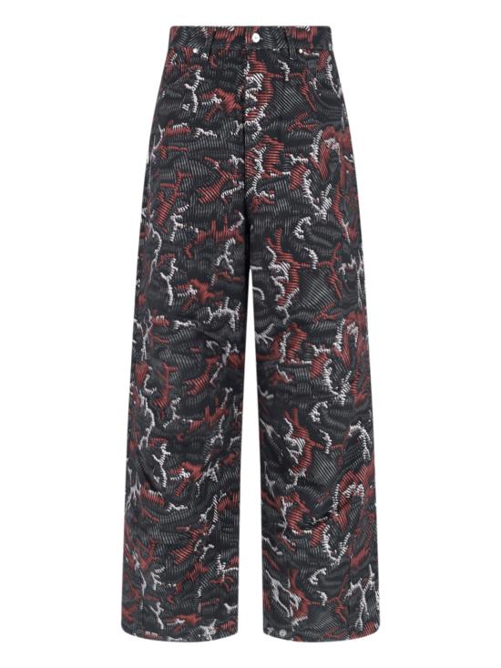 25FW 피디에프 스트레이트 팬츠 DFM03020GF060RED Red
