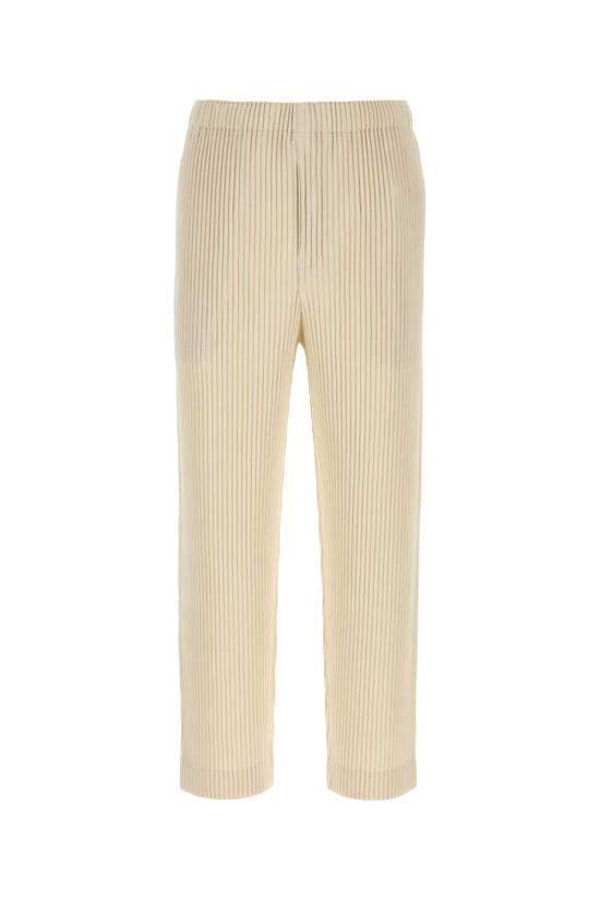 26SS 옴므 플리세 이세이 미야케 스트레이트 팬츠 HP66JF034 42 Beige o Tan