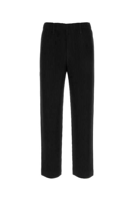 26SS 옴므 플리세 이세이 미야케 스트레이트 팬츠 HP66JF550 15 Black