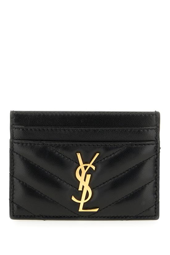 26SS 생로랑 카산드라 마틀라세 카드 케이스 423291AAA44 1000 Nero