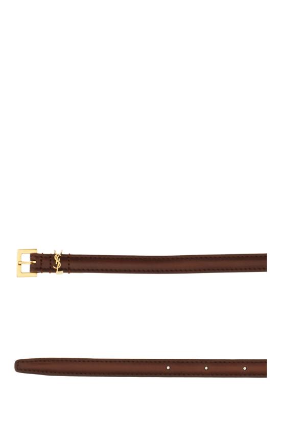 26SS 생로랑 벨트 788426AAFOC 2955 DK WET CLAY - SAINT LAURENT