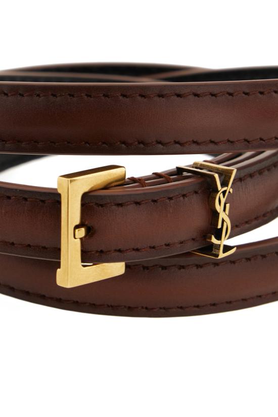 26SS 생로랑 벨트 788426AAFOC 2955 DK WET CLAY - SAINT LAURENT