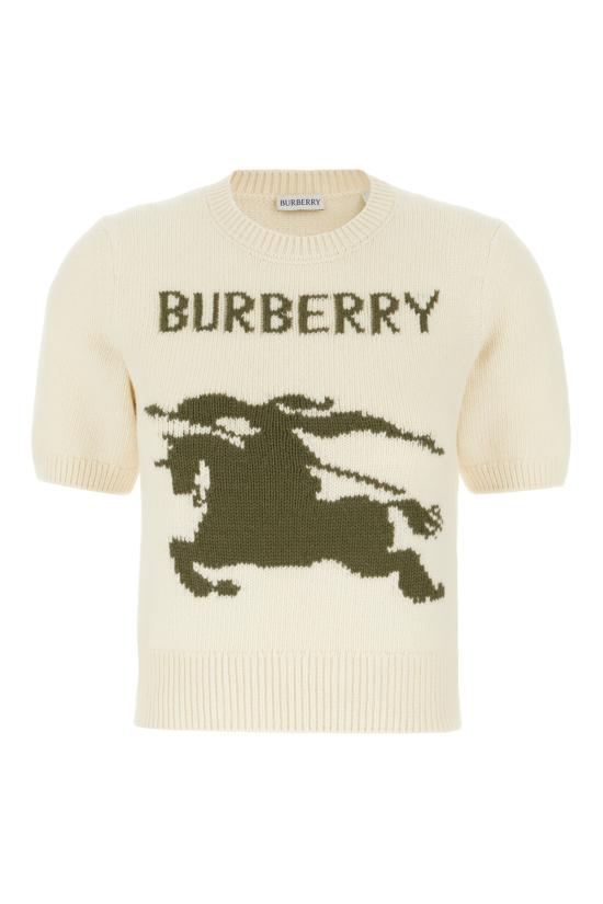 26SS 버버리 EKD 울 캐시미어 니트 8118622 C3997 CERAMIC WHITE