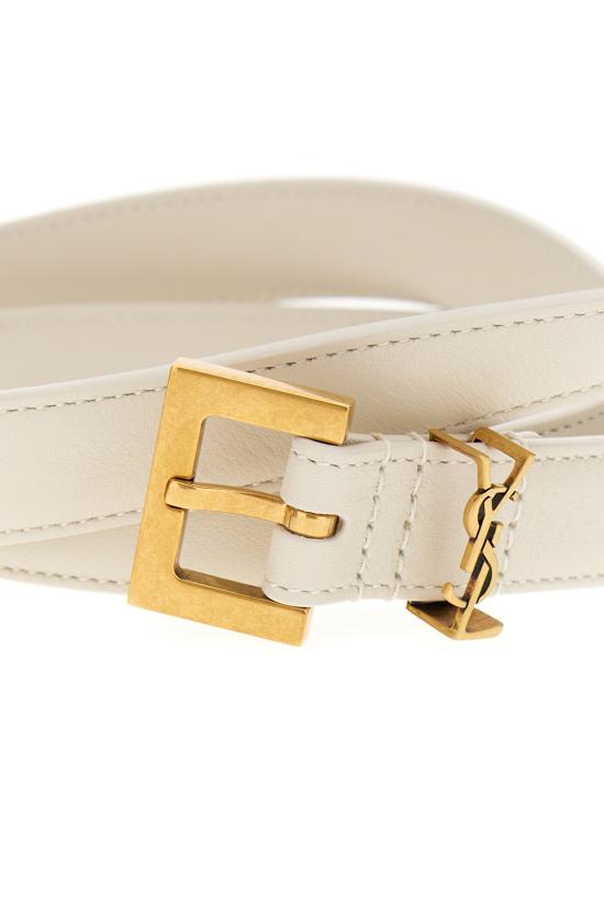 26SS 생로랑 카산드라 씬 스퀘어 버클 벨트 554465BOO0W 9207 - SAINT LAURENT